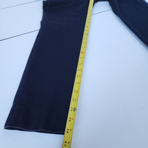 Banana Republic Size 6 Sloan Curvy Fit Slim Mid Waist Ankle Pant Trouser Black - Picture 5 of 12